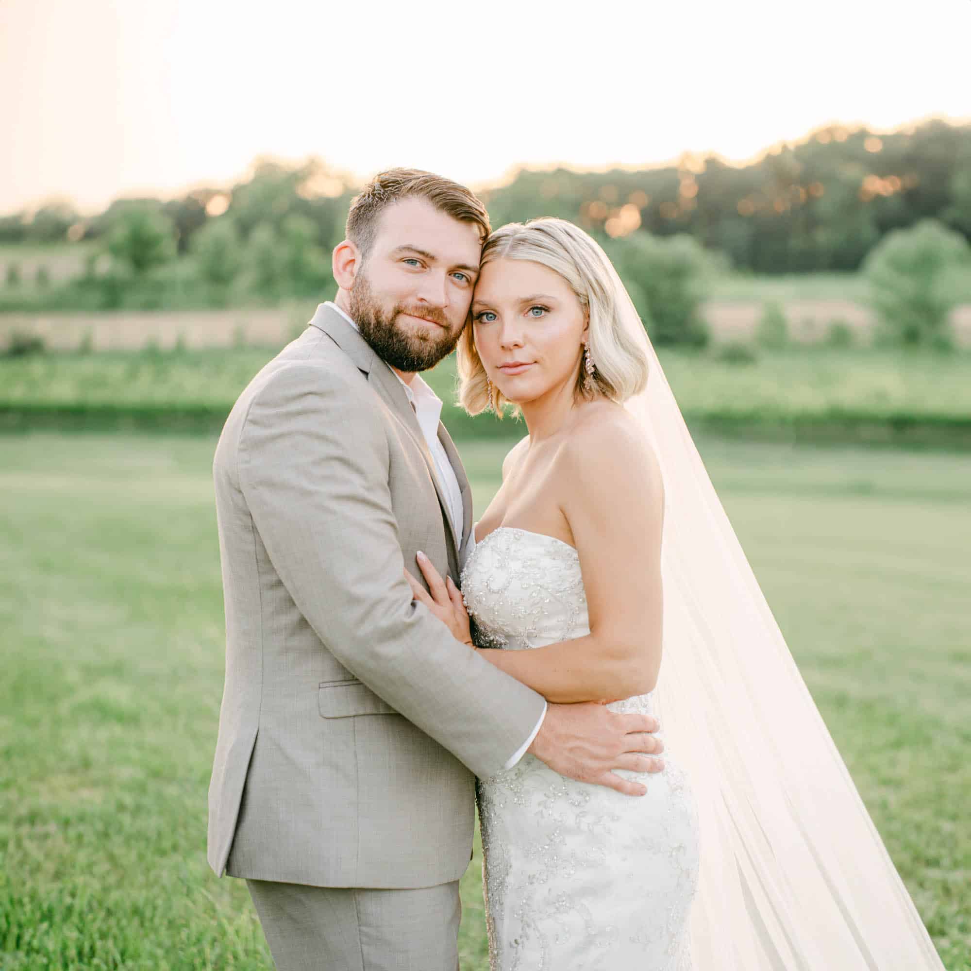 Photo by The Bennetts of wedding couple