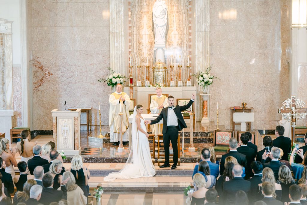 Photo by The Bennetts of wedding couple