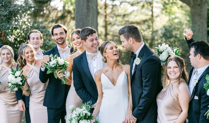 Photo by The Bennetts of wedding couple