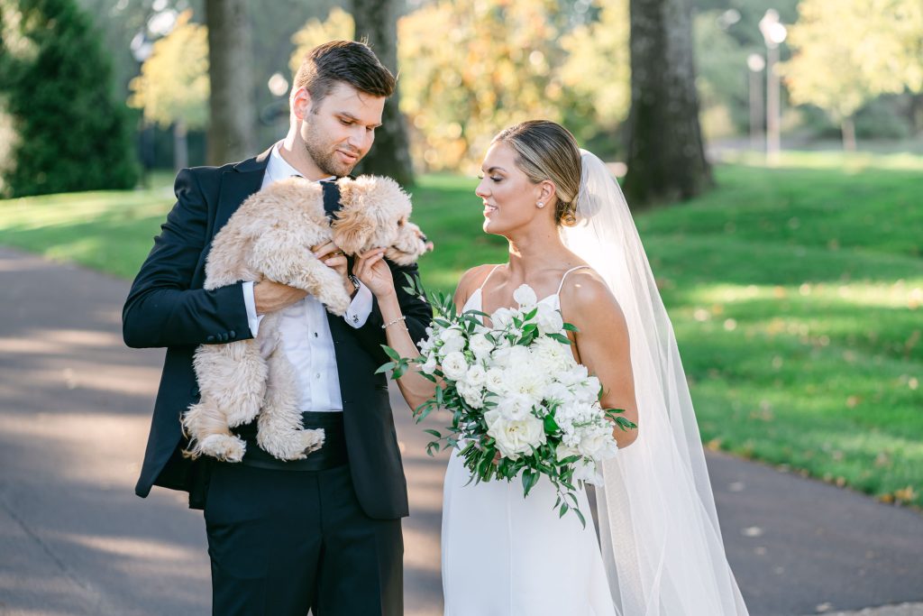 Photo by The Bennetts of wedding couple