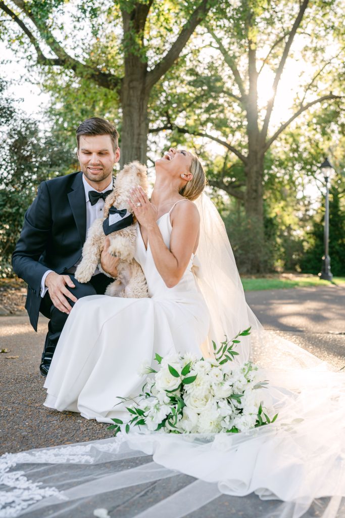 Photo by The Bennetts of wedding couple