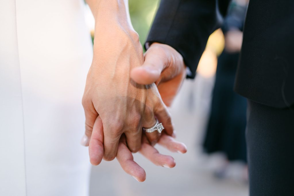 Photo by The Bennetts of wedding couple