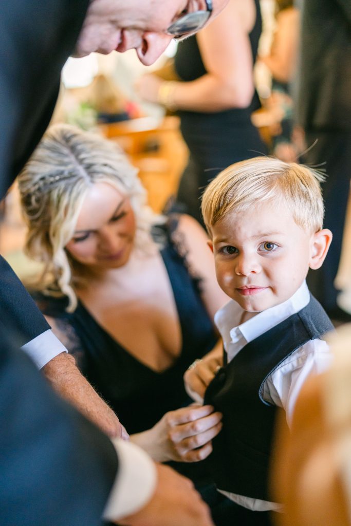 Photo by The Bennetts of wedding couple