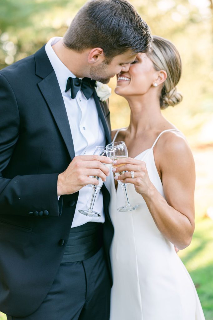 Photo by The Bennetts of wedding couple