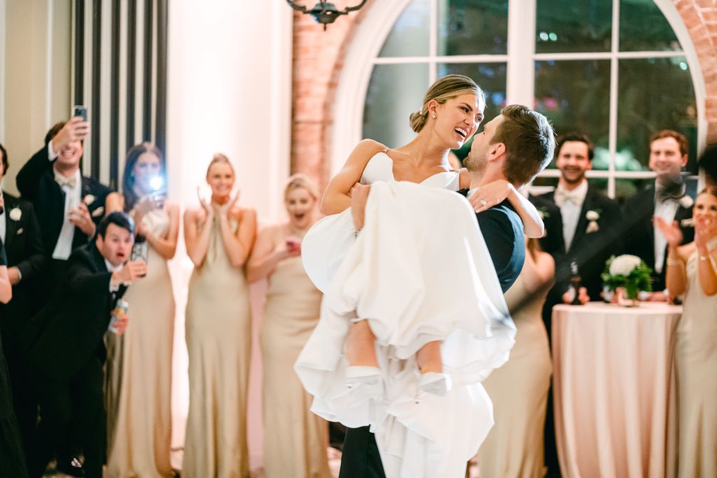 Photo by The Bennetts of wedding couple