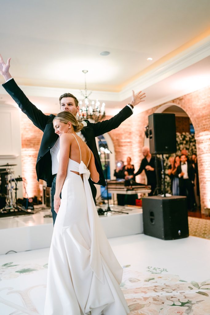 Photo by The Bennetts of wedding couple