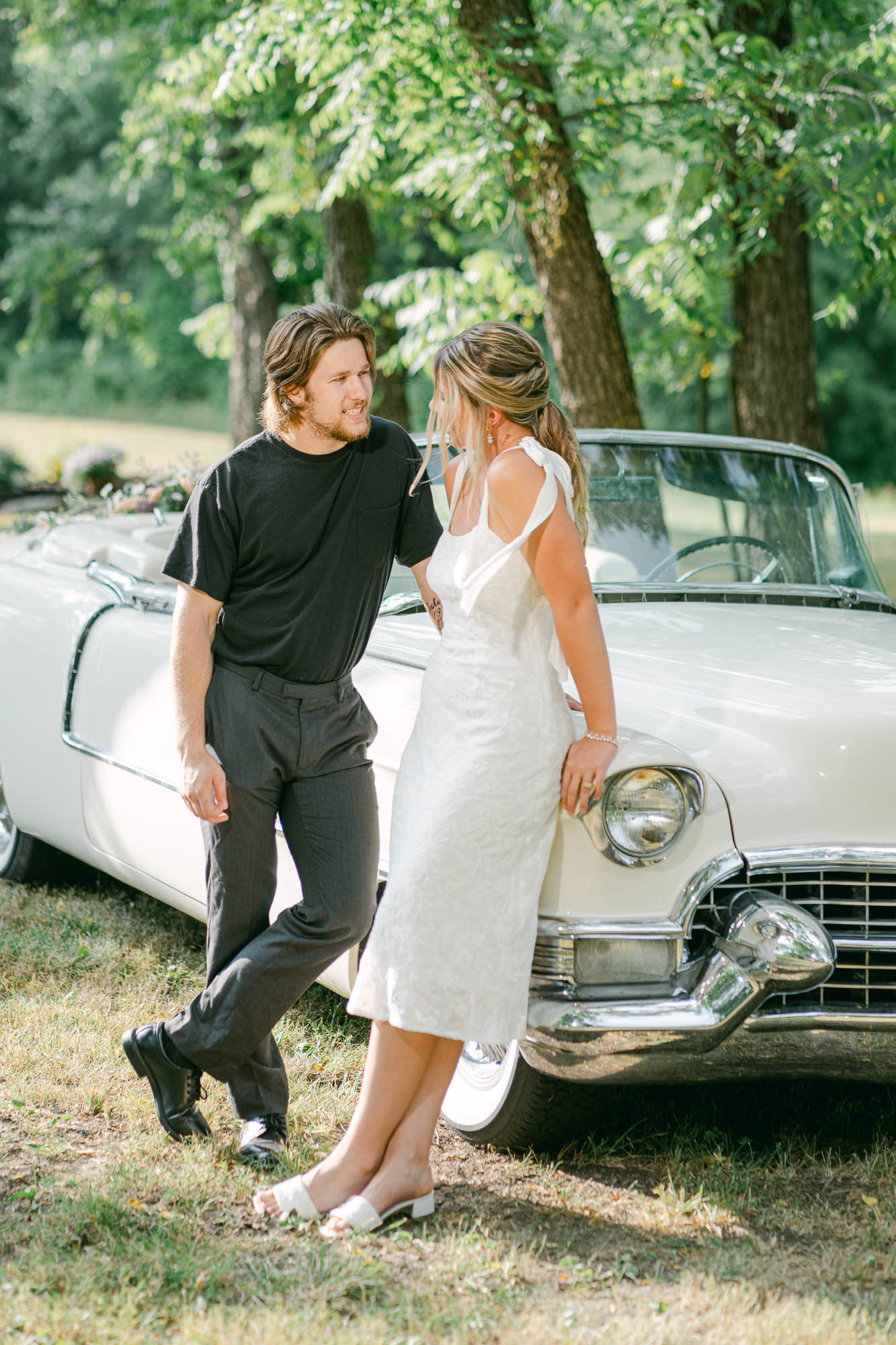 Photo by The Bennetts of wedding couple