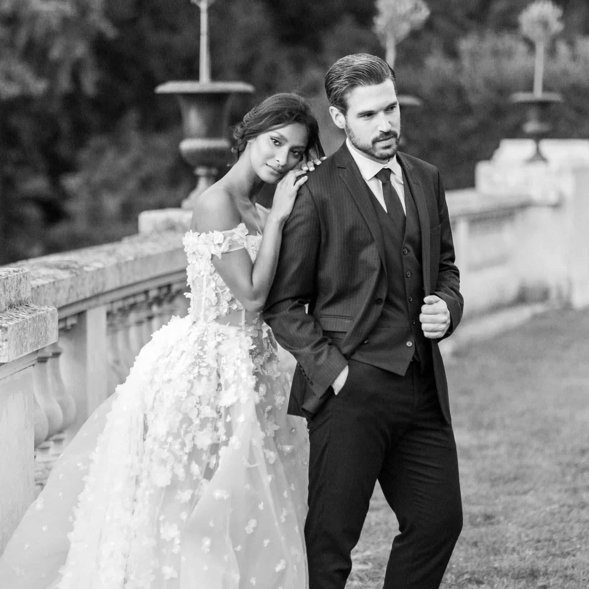 Photo by The Bennetts of wedding couple