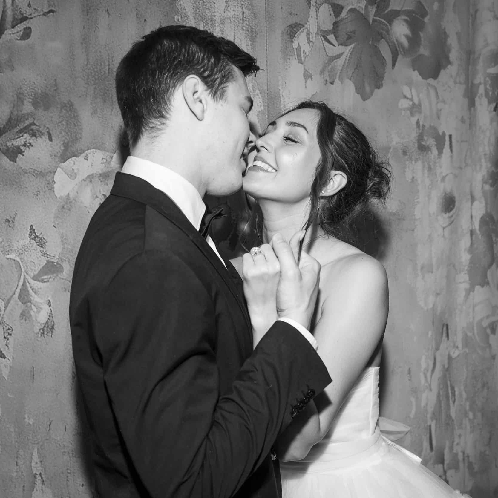 Photo by The Bennetts of wedding couple