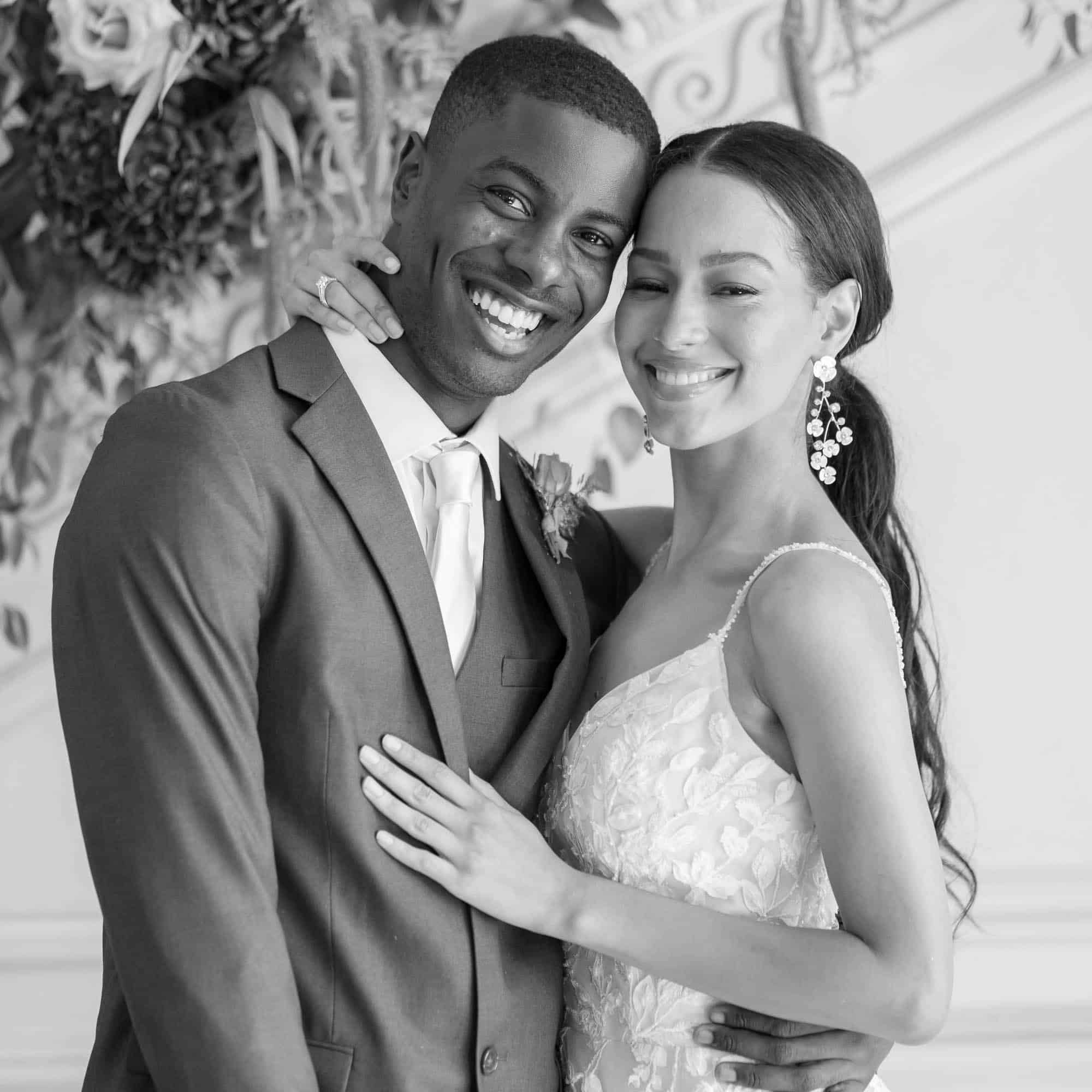 Photo by The Bennetts of wedding couple