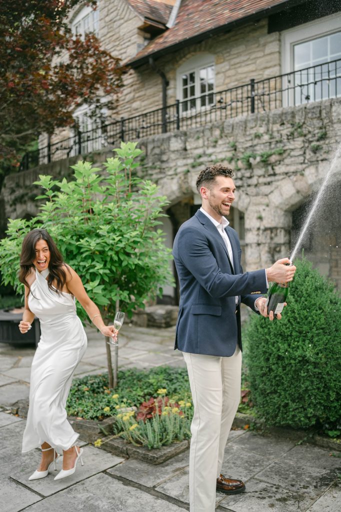 Photo by The Bennetts of wedding couple