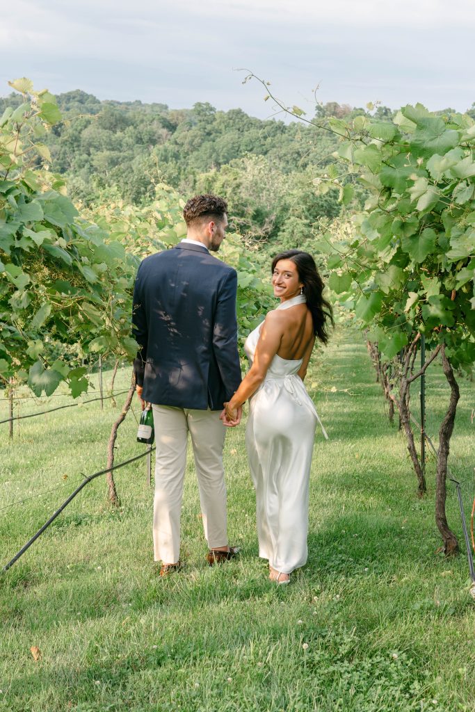 Photo by The Bennetts of wedding couple