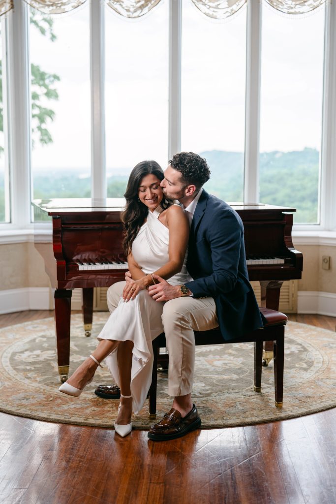 Photo by The Bennetts of wedding couple
