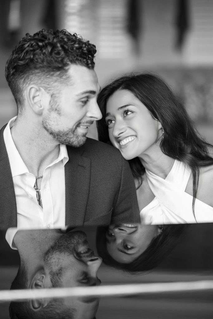 Photo by The Bennetts of wedding couple