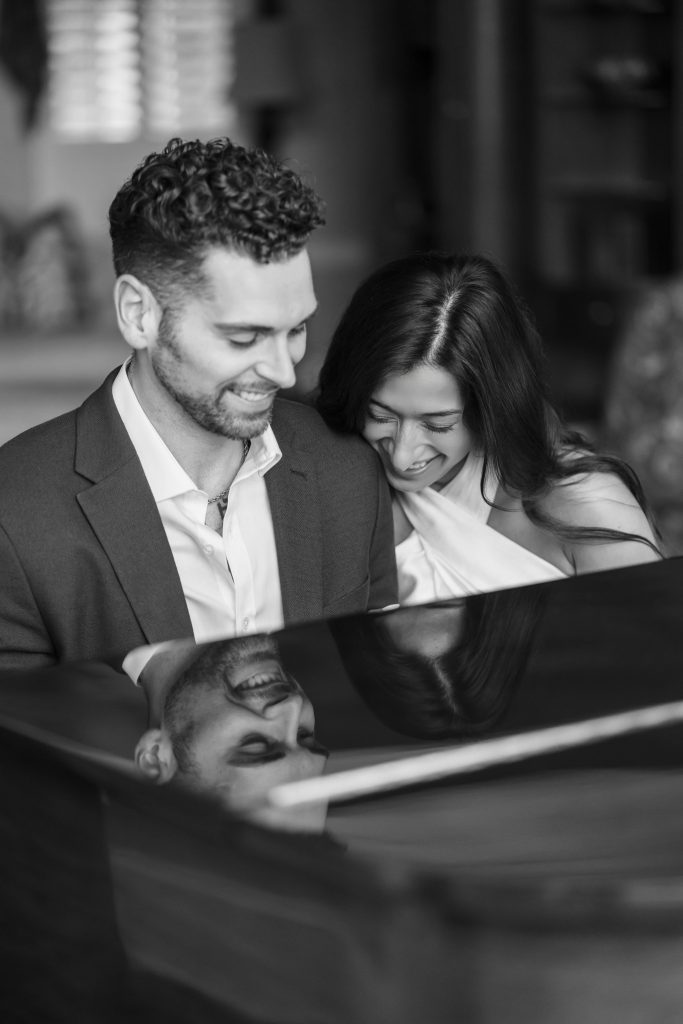 Photo by The Bennetts of wedding couple