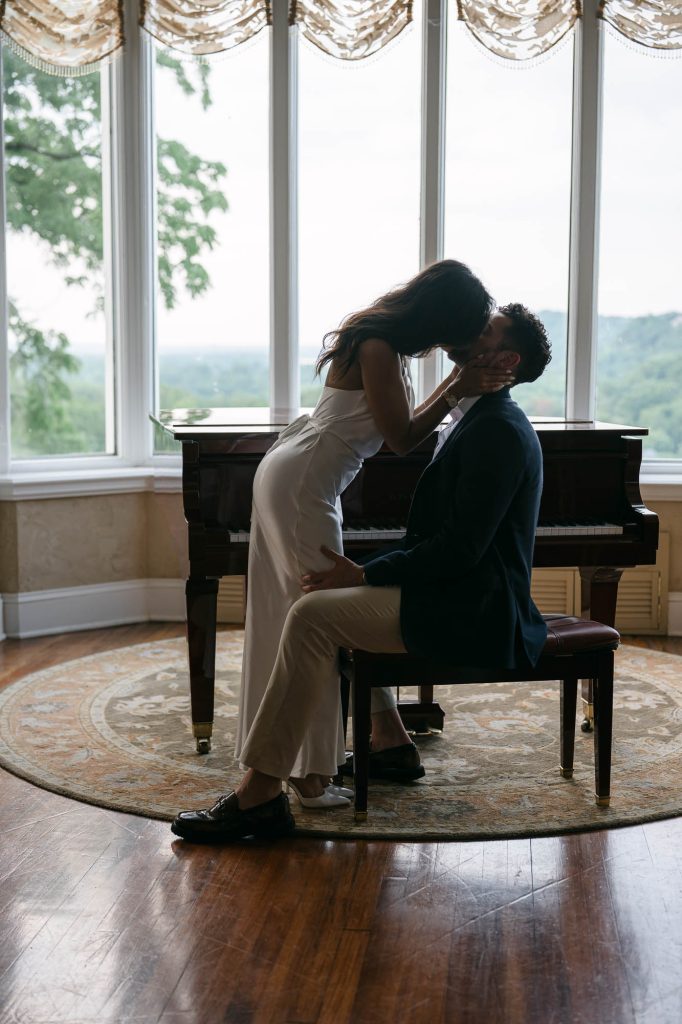 Photo by The Bennetts of wedding couple