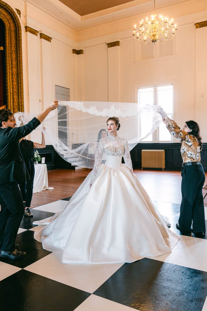 Photo by The Bennetts of wedding couple