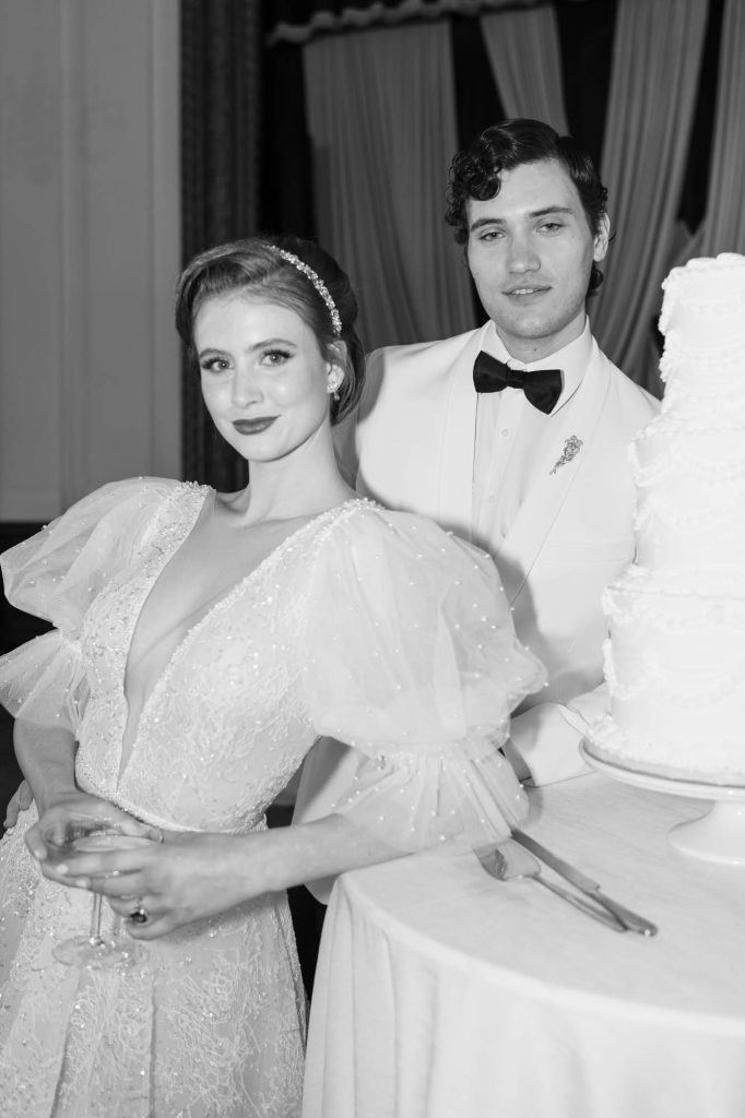 Photo by The Bennetts of wedding couple