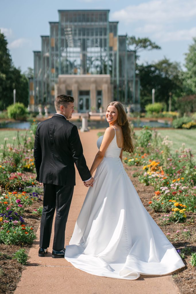 Photo by The Bennetts of wedding couple