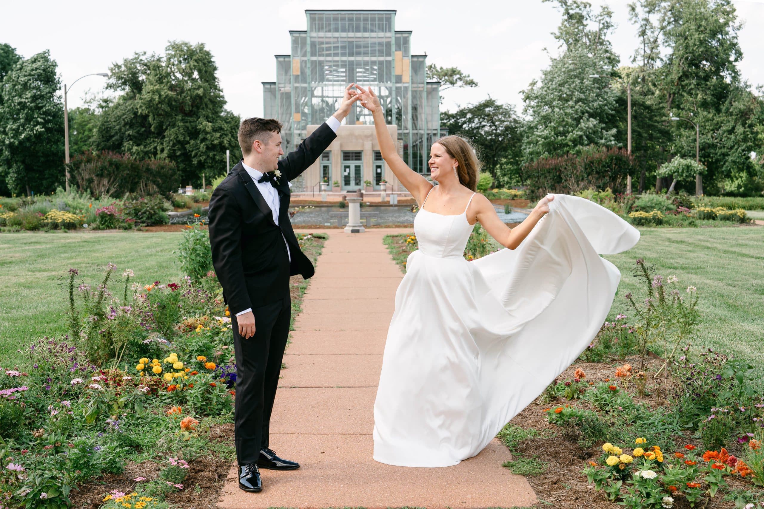Photo by The Bennetts of wedding couple