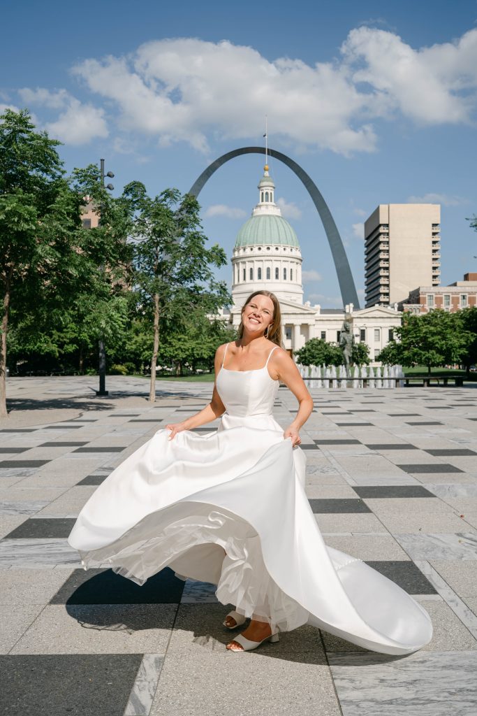 Photo by The Bennetts of wedding couple
