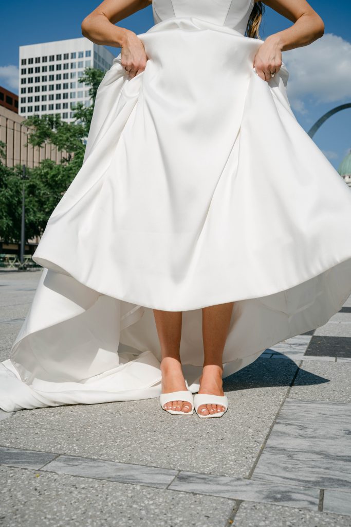 Photo by The Bennetts of wedding couple