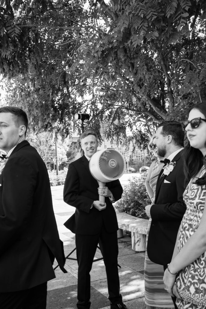Photo by The Bennetts of wedding couple