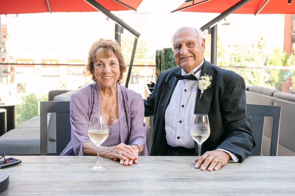 Photo by The Bennetts of wedding couple