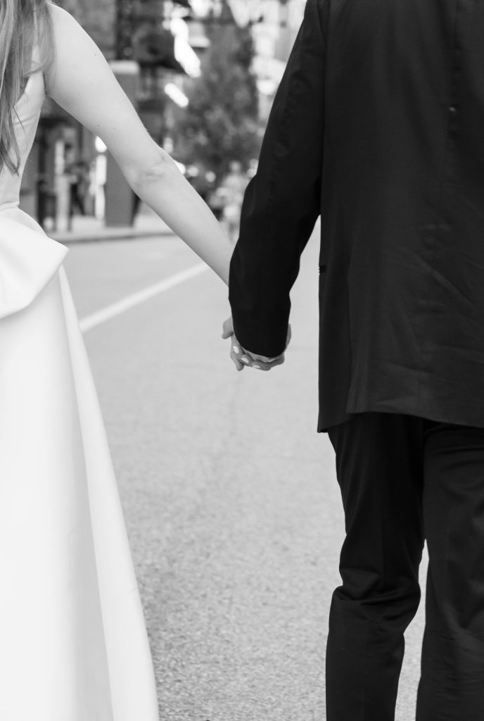 Photo by The Bennetts of wedding couple