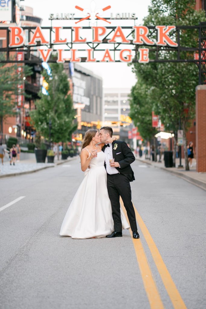 Ballpark Village wedding photo