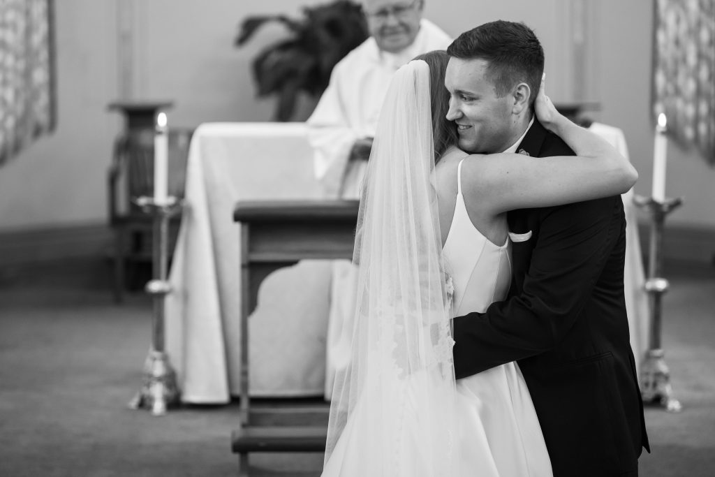 Photo by The Bennetts of wedding couple