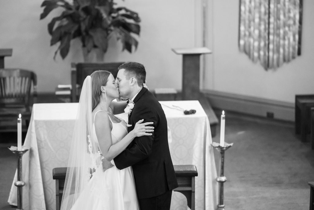 Photo by The Bennetts of wedding couple