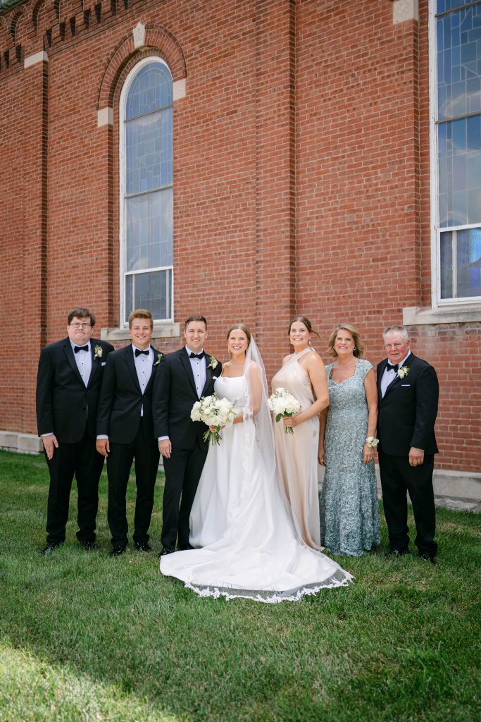 Photo by The Bennetts of wedding couple