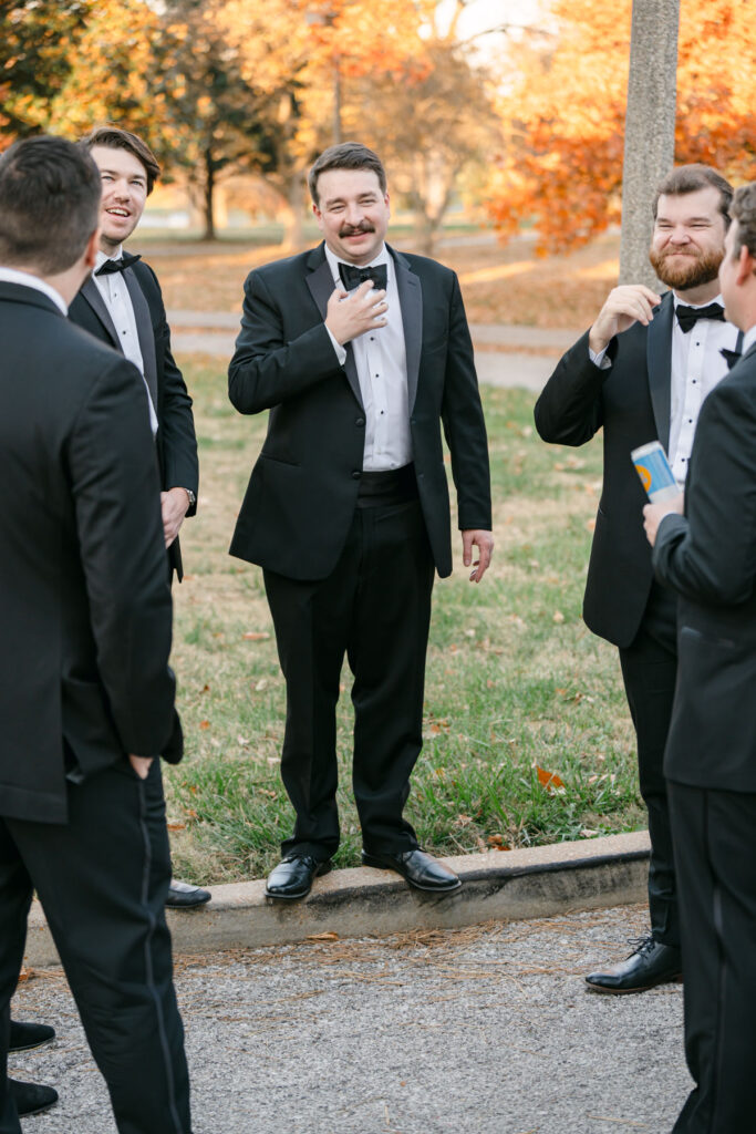 Photo by The Bennetts of wedding couple