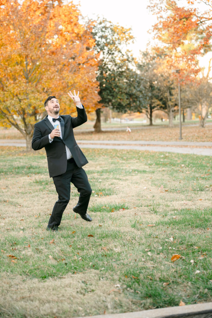 Photo by The Bennetts of wedding couple