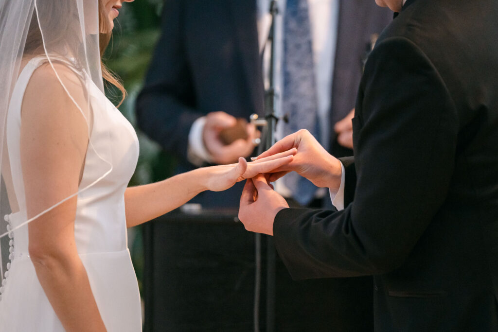 Photo by The Bennetts of wedding couple