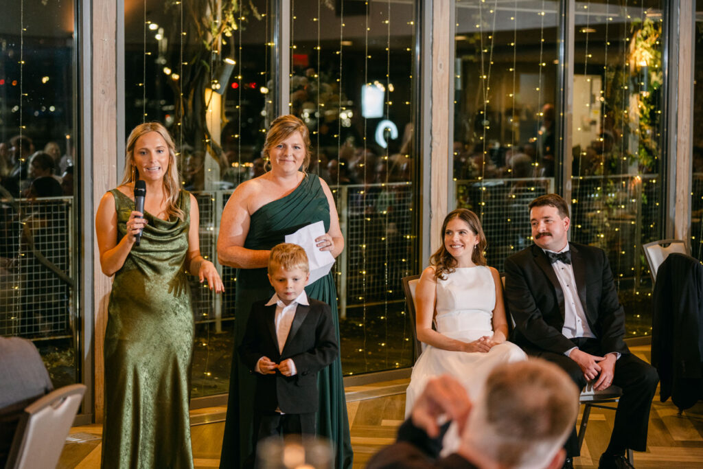 Courses at Forest Park golf course wedding reception