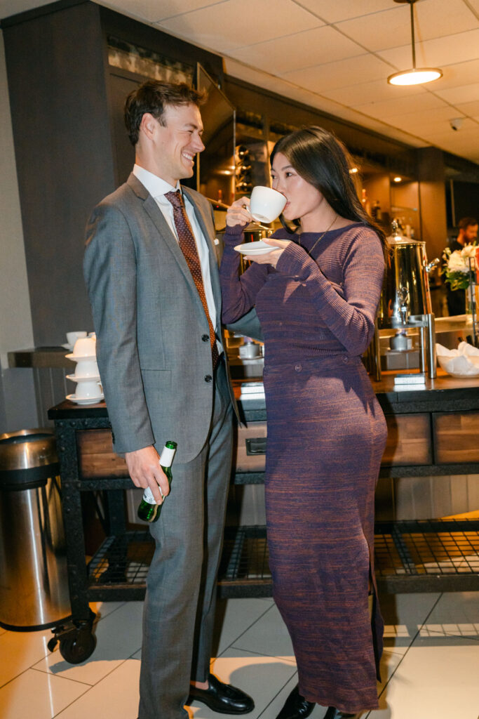 Photo by The Bennetts of wedding couple