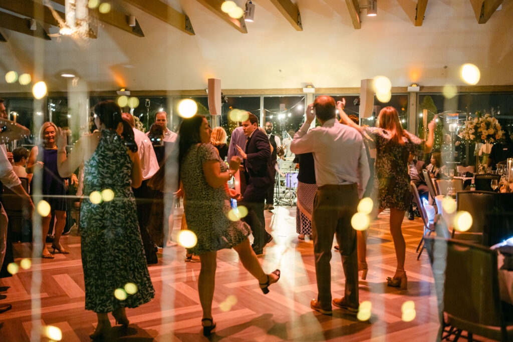 Courses at Forest Park golf course wedding reception with KC Flo band