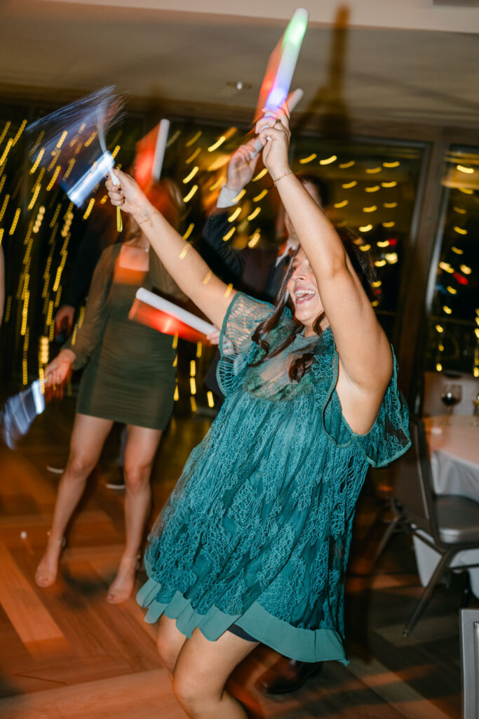 Courses at Forest Park golf course wedding reception with KC Flo band