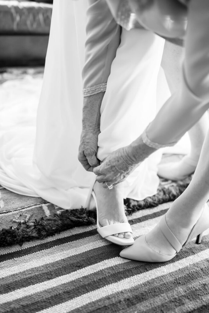 Photo by The Bennetts of wedding couple