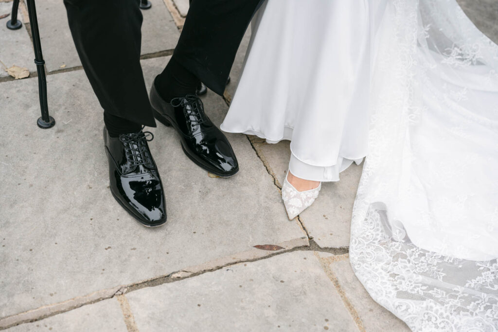 Photo by The Bennetts of wedding couple