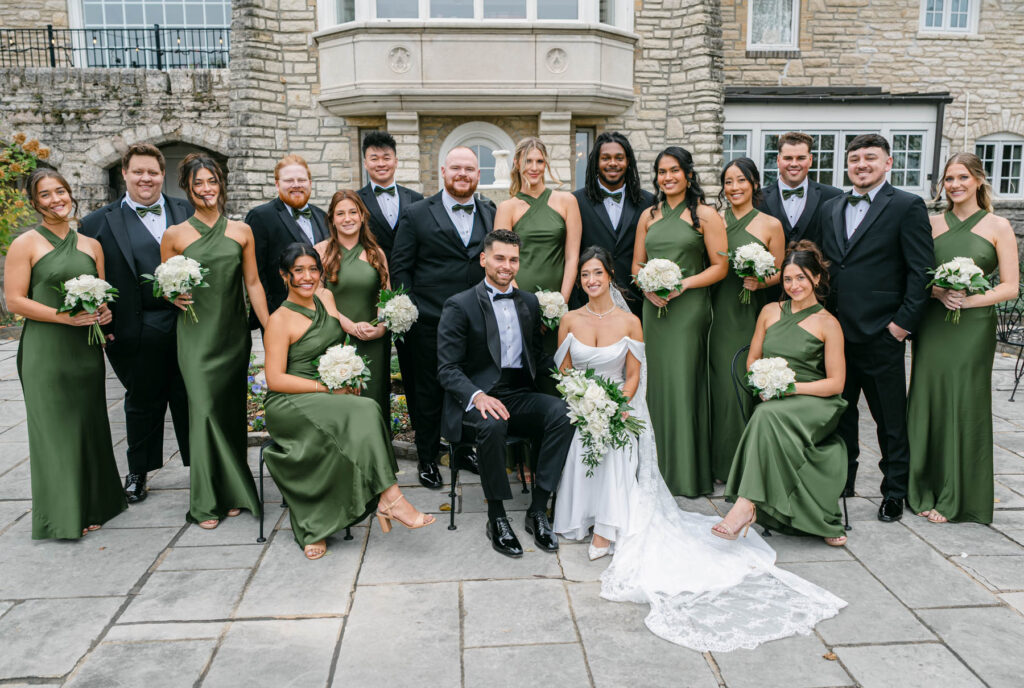 Photo by The Bennetts of wedding couple