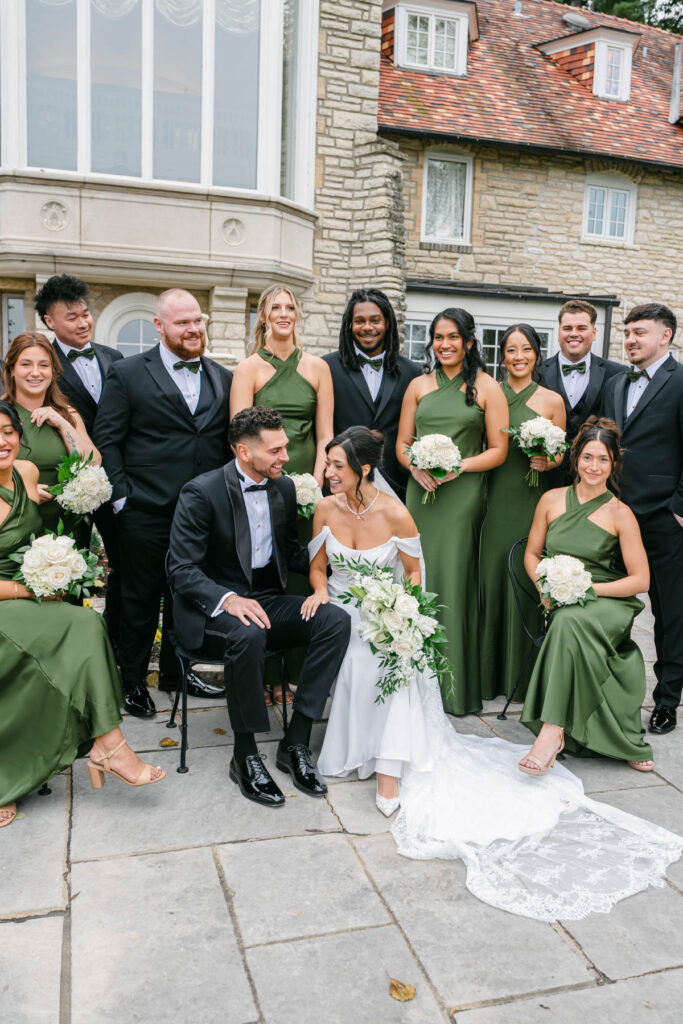 Photo by The Bennetts of wedding couple