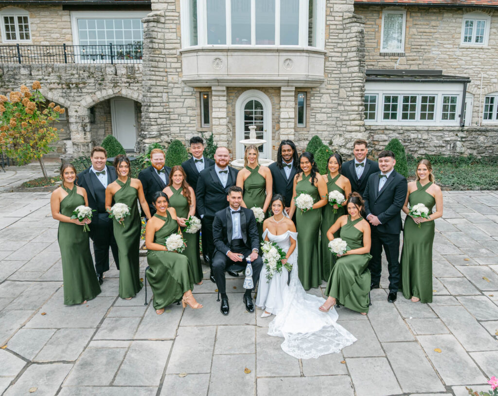 Photo by The Bennetts of wedding couple