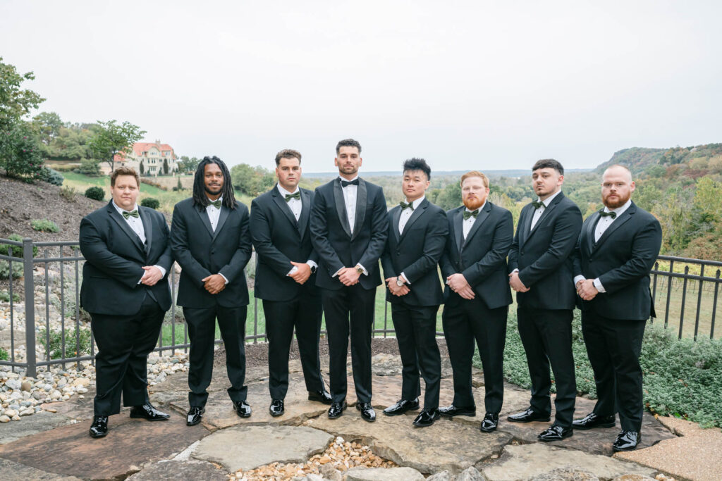 The Studio at Inns at St Albans wedding portrait