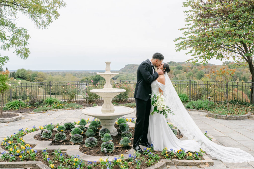 The Studio at Inns at St Albans wedding portrait