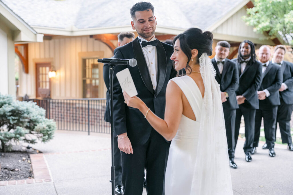 Photo by The Bennetts of wedding couple