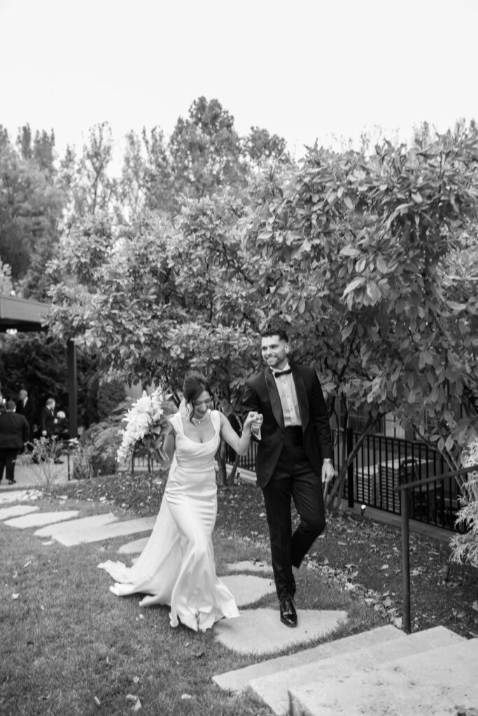 Photo by The Bennetts of wedding couple