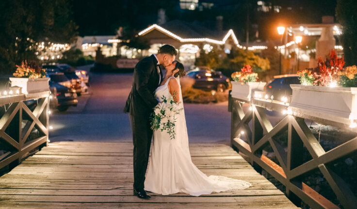 Photo by The Bennetts of wedding couple